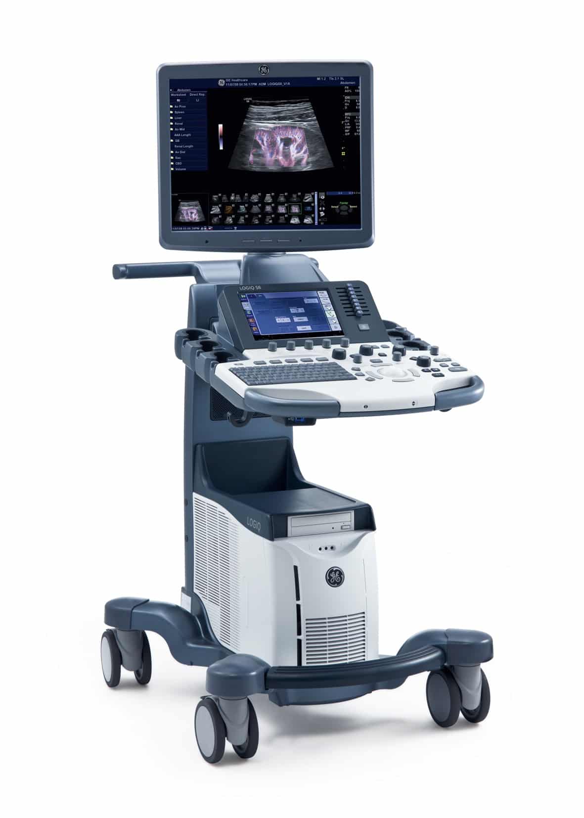 GE Voluson S8 Left Side View
