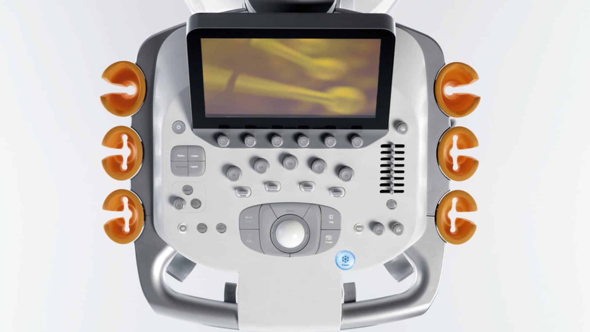 Acuson S3000 keyboard view ultrasound machine