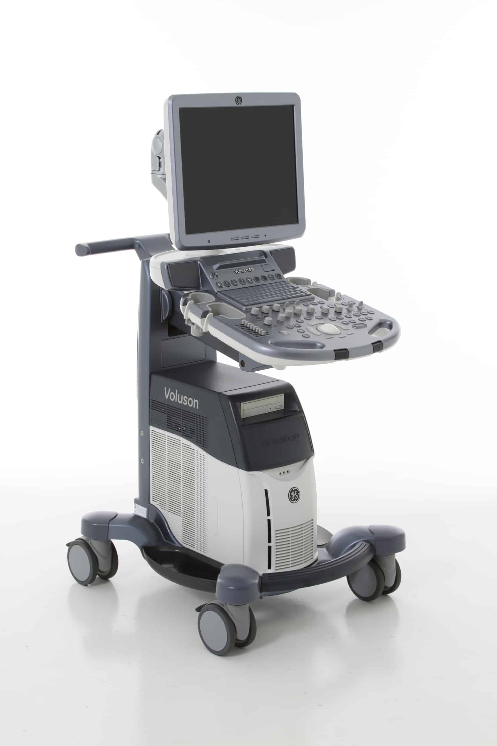 Refurbished GE Voluson S8 full view left angle