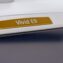 GE Vivid E9 Logo Close-up