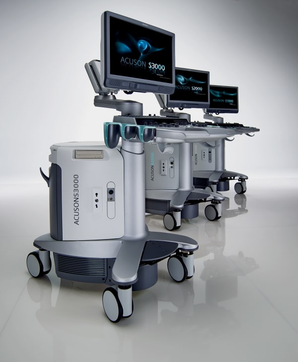 Ultrasound Helx Acuson S-series lineup