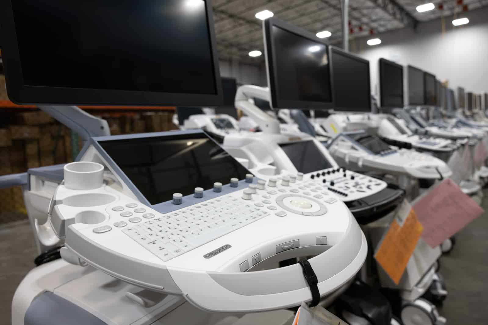 Probo Medical Ultrasound Machine Lineup Voluson Closeup