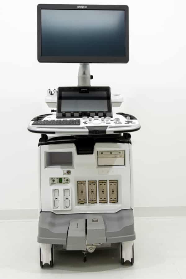 Refurbished GE Logiq E10 Ultrasound_3255 GE Logiq E10 front view of refurbished System