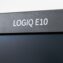 GE Logiq E10 closeup of product name