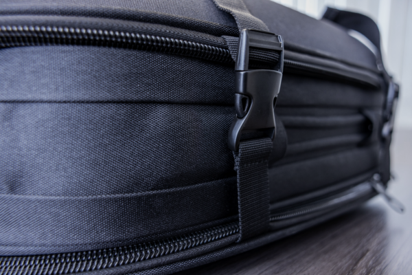 Cases-Rollerbags-Small Ultrasound-Buckles-54598 Probo Ultrasound Portable Ultrasound Rollerbag Closeup of zipper and buckles