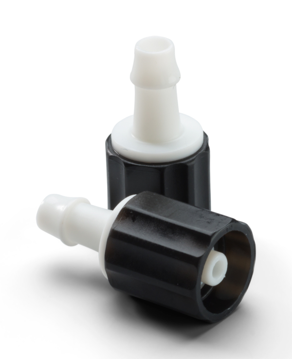 PLASTIC FEMALE SCREW-TYPE 5/32 4mm HOSE BARB FOR WA & CRITIKO