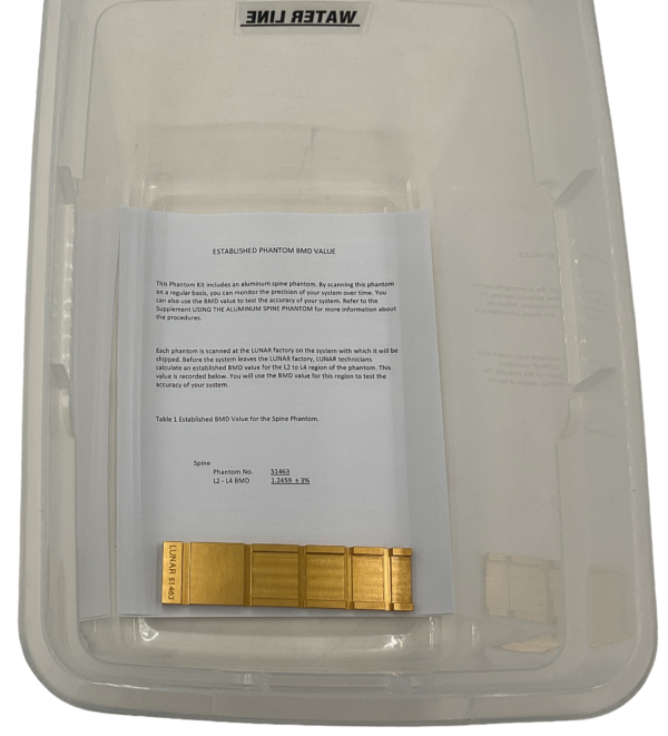 LU40460ST Phantom and Tub Kit BMD system part